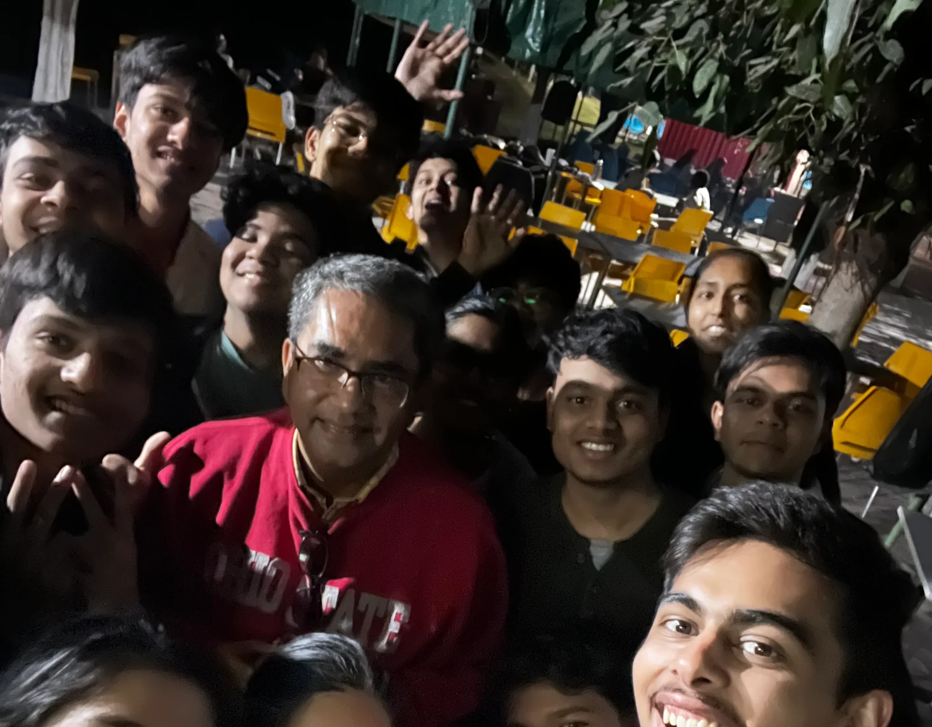 A photo of my entire class after our exam